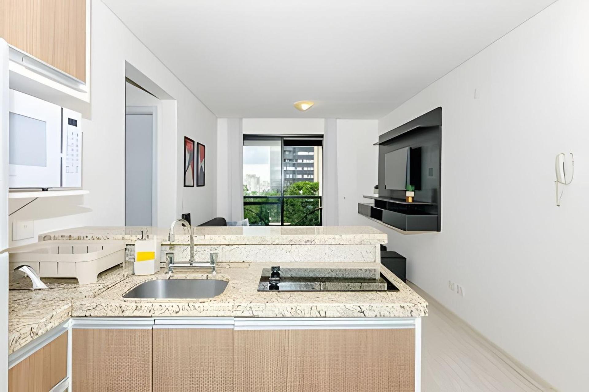 Dois Quartos, Lindo, Garagem, Condominio Clube Sky By Urooms クリチバ エクステリア 写真